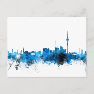 Berlin Deutschland Skyline Postkarte