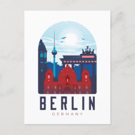 Berlin Deutschland Skyline Postkarte
