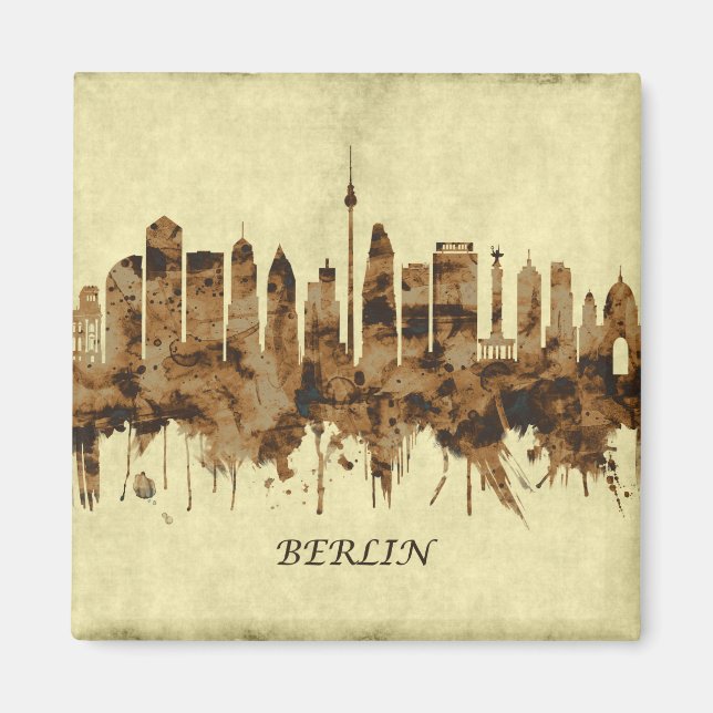 Berlin Deutschland Stadtbild Magnet (Vorne)