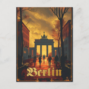 Berlin, Deutschland Vintage Travel Postkarte