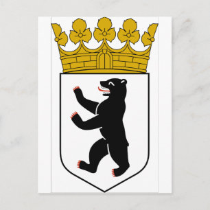 Berlin (Deutschland) Wappen Postkarte