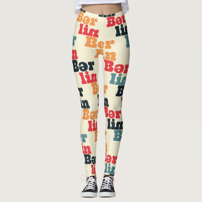 Berlin Digital Creative, Print Pattern. Leggings (Vorderseite)