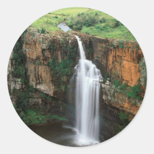 Berlin Falls, Mpumalanga, Südafrika Runder Aufkleber
