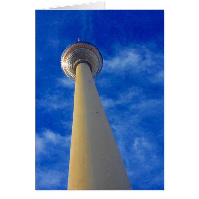 Berlin fernsehturm blau (Vorne)