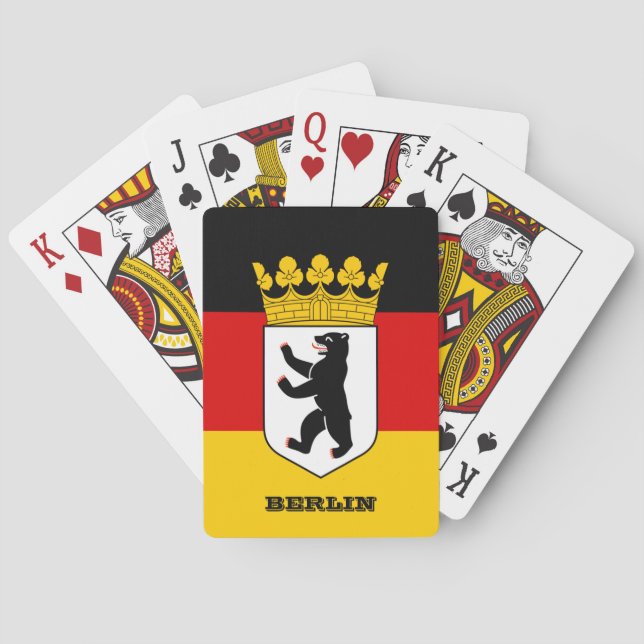 Berlin Flag Games, Deutschland, Berlin Spielkarten (Rückseite)