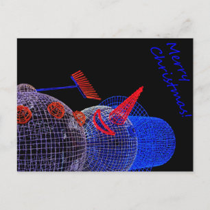 Berlin Frohe Weihnachts-Postkarte Feiertagspostkarte