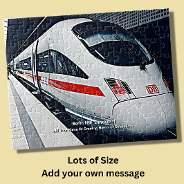 Berlin HBF Europaplat Moderner Zug - Name hinzufüg Puzzle