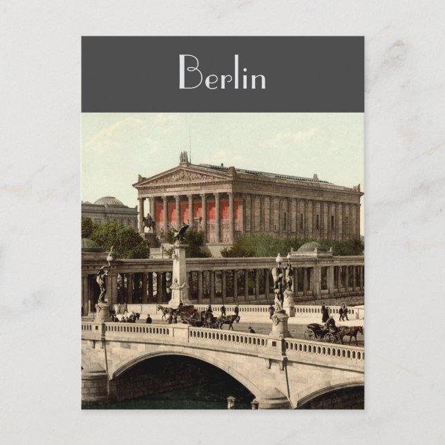 Berlin im 19. Jahrhundert Postkarte (Vorderseite)