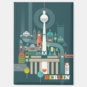 Berlin Kühlschrank Magnet