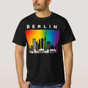 Berlin LGBT Regenbogenflagge   LGBTQIA Pride Regen T-Shirt