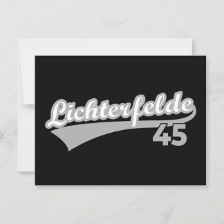 Berlin Lichterfelde 45 Stadt Logo-Nummer Postkarte