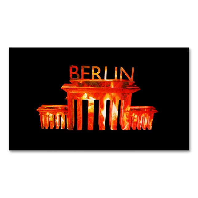 Berlin Magnetische Visitenkarte (Vorderseite)