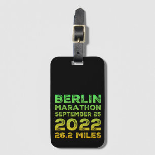 Berlin Marathon 2022 Gepäckanhänger