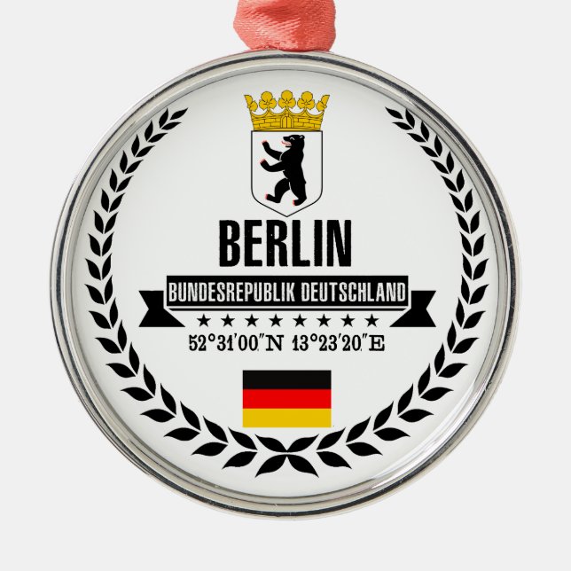 Berlin Ornament Aus Metall (Vorne)