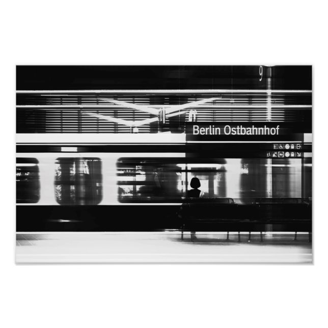 Berlin Ostbahnhof Fotodruck (Vorne)