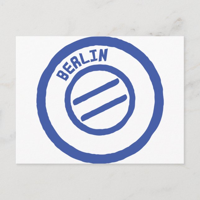 Berlin Postkarte (Vorderseite)
