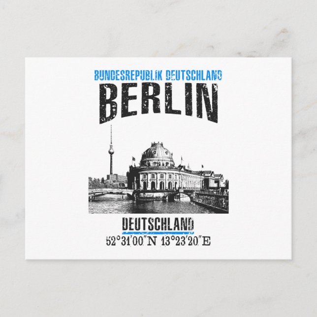 Berlin Postkarte (Vorderseite)