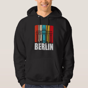 Berlin Retro Brandenburger Tor am Pariser Platz Hoodie