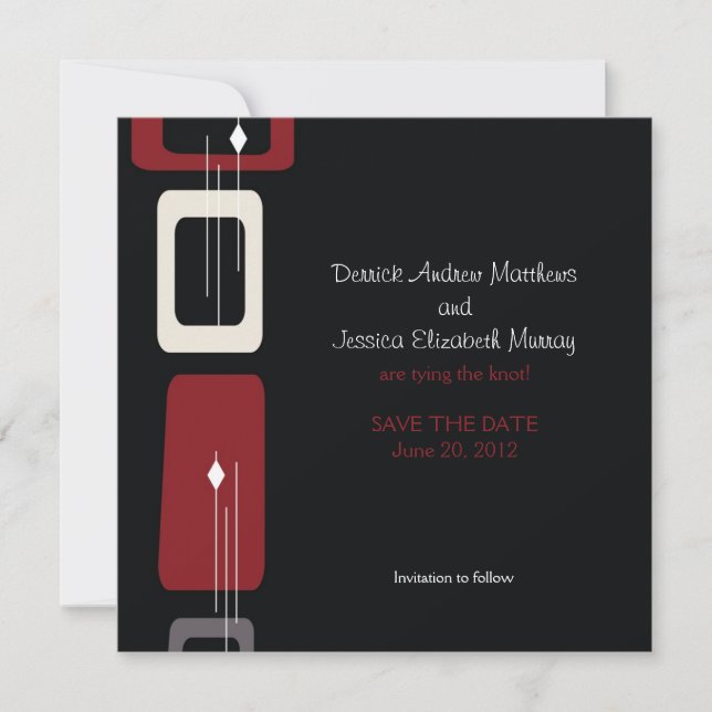 Berlin Save the Date: Brick Save The Date (Vorderseite)