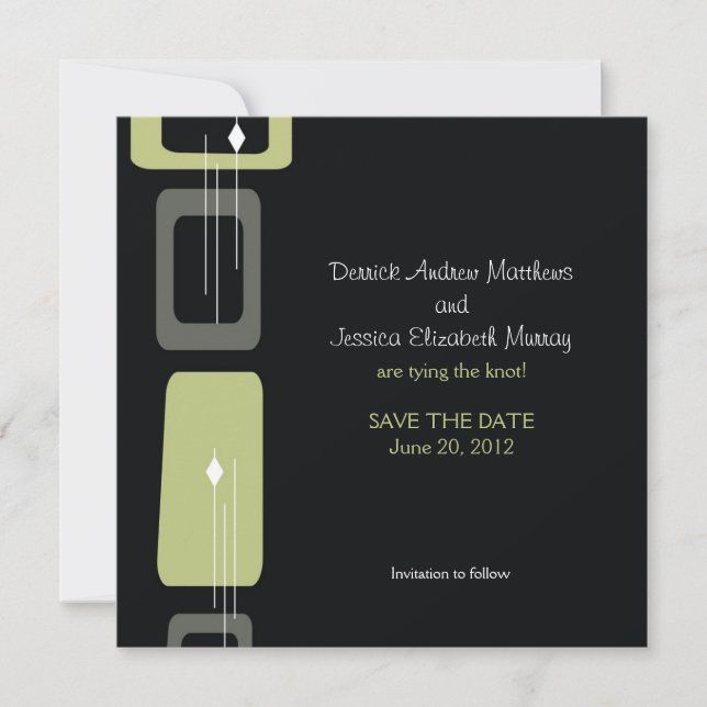 Berlin Save the Date: Limon Date (Vorderseite)