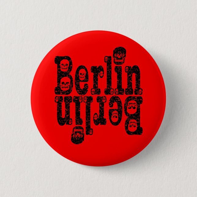 Berlin-Schädel Button (Vorderseite)