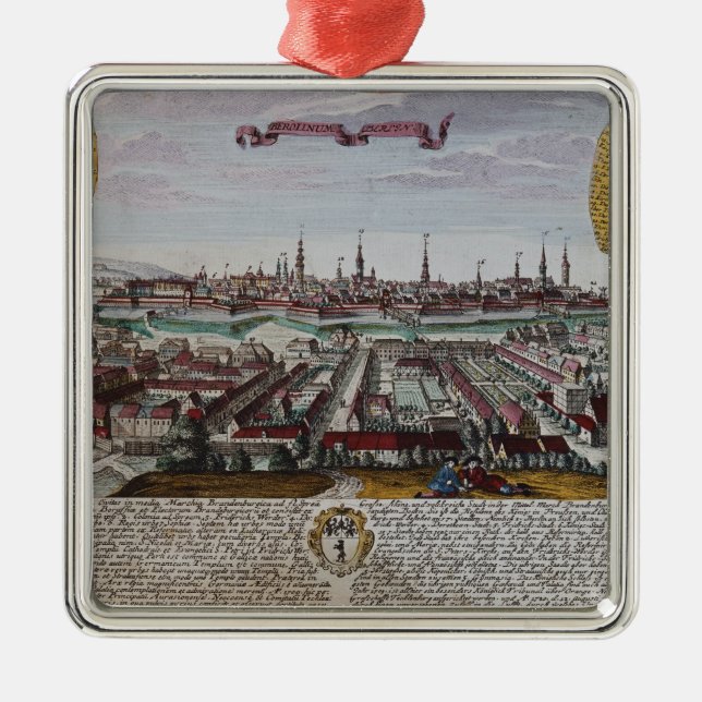 Berlin Silbernes Ornament (Vorne)
