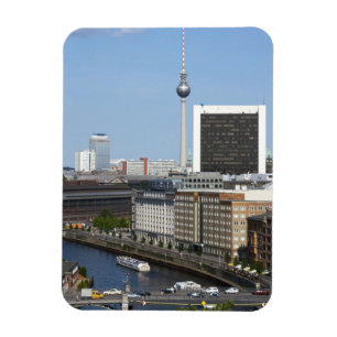 Berlin-Skyline, Deutschland Magnet