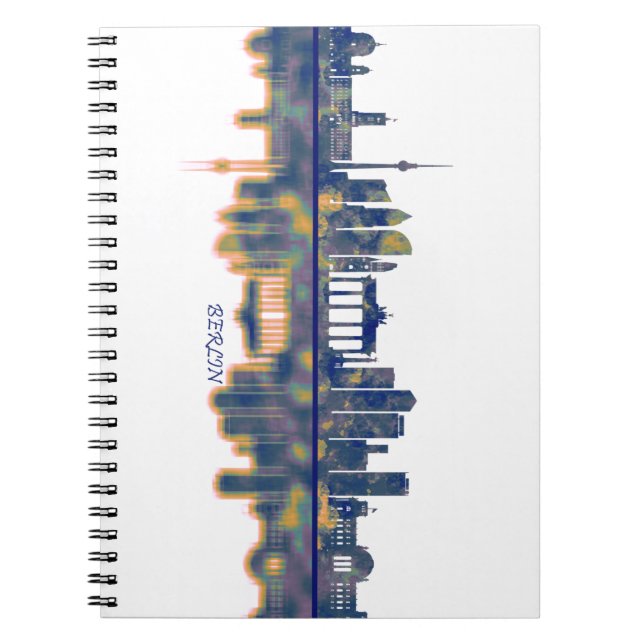 Berlin Skyline Notizblock (Vorderseite)