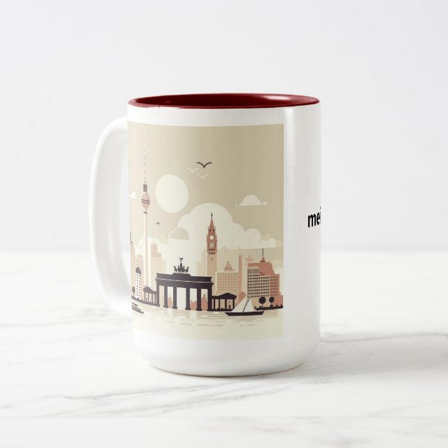 Berlin Skyline Tasse - Heimatliebe Pur (Vorderseite Links)