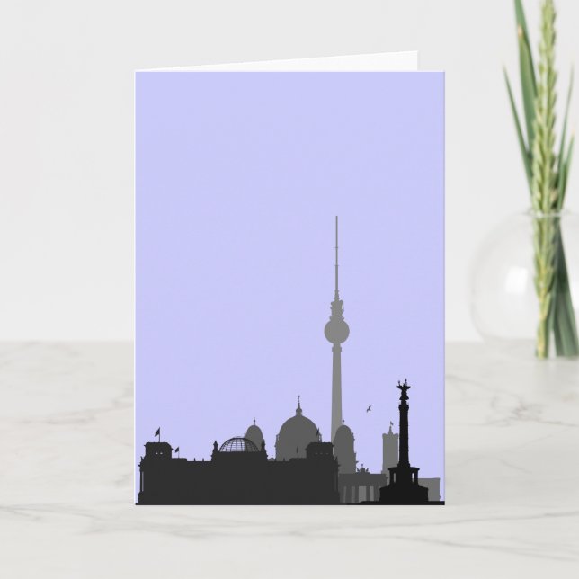 Berlin-Stadtbild Karte (Vorderseite)