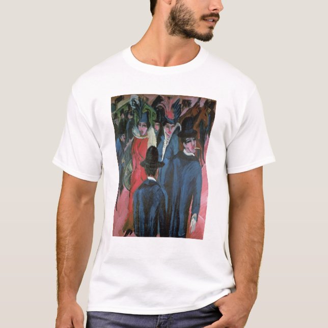 Berlin-Straße Scene, 1913 T-Shirt (Vorderseite)