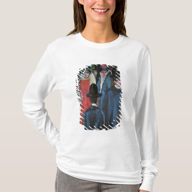 Berlin-Straße Scene, 1913 T-Shirt (Vorderseite)