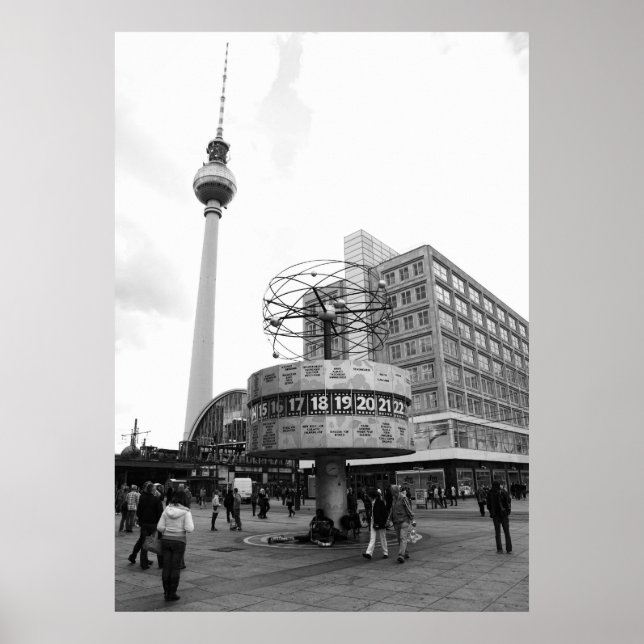 Berlin Straßen Bild Poster (Vorne)
