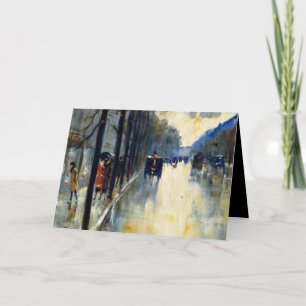 Berlin Street in Late Fall, Karte