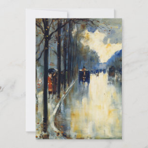 Berlin Street in Late Fall, Karte