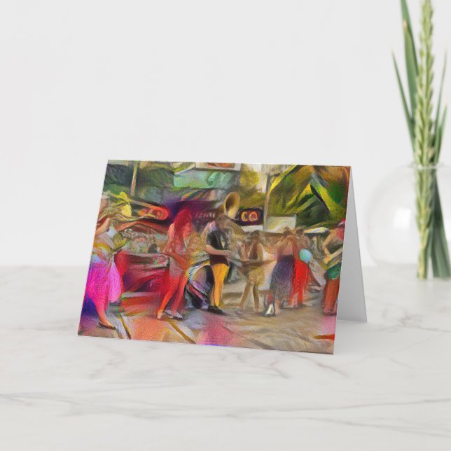 Berlin Street Musicians Einladung (Vorderseite)