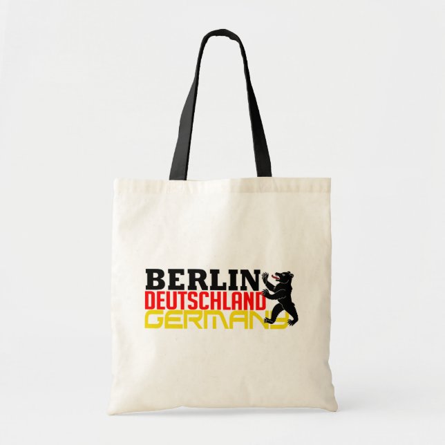 BERLIN-Tasche - wählen Sie Stil & Farbe Tragetasche (Vorne)