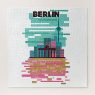 Berlin Travel Poster Puzzle