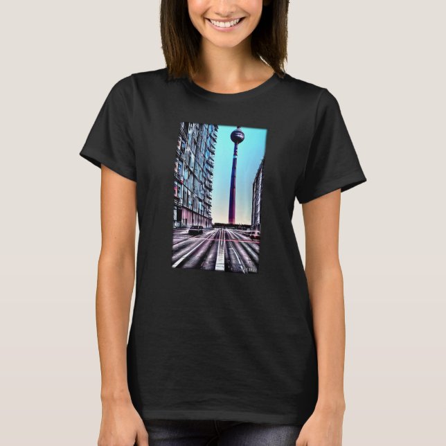 Berlin TV Tower Berlin City Street Sight Sehenswür T-Shirt (Vorderseite)
