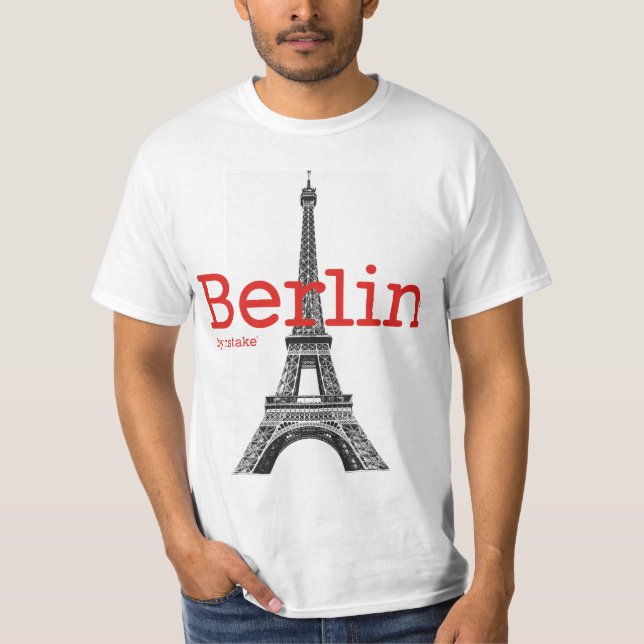 Berlin u. Eiffelturm mstake T-Shirt (Vorderseite)