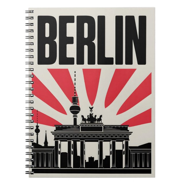 Berlin Vintag Notizblock (Vorderseite)