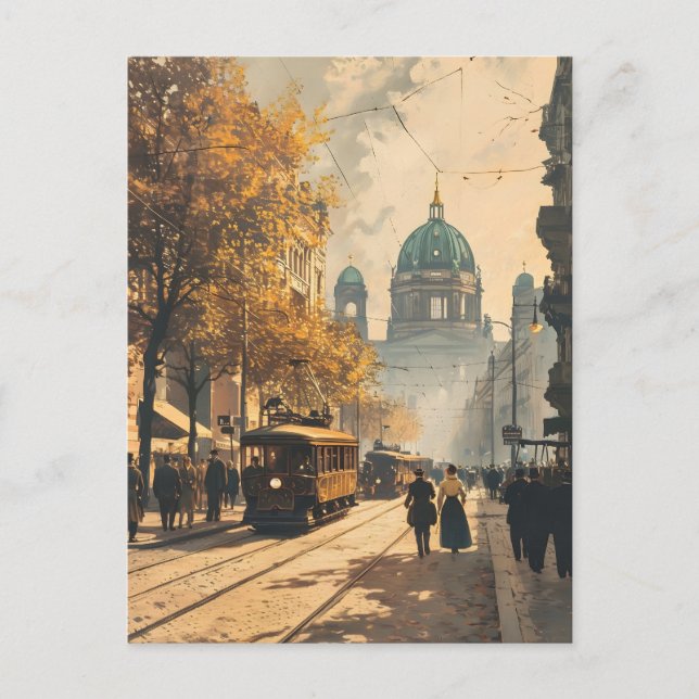 Berlin Vintage Postkarte (Vorderseite)