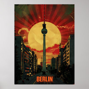 Berlin Vintage Propaganda Kunst Poster
