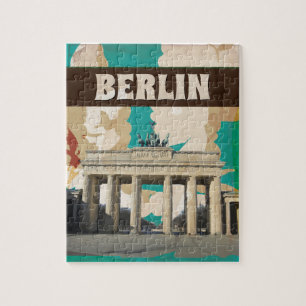 Berlin Vintage Reiseplakat Puzzle