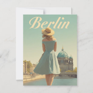 Berlin Vintager 50er Postkarte