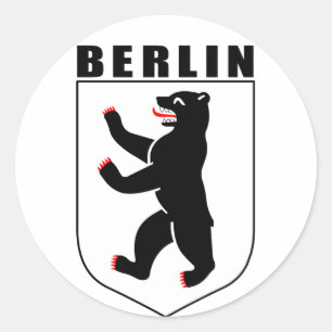 Berlin (Wappen) Runder Aufkleber