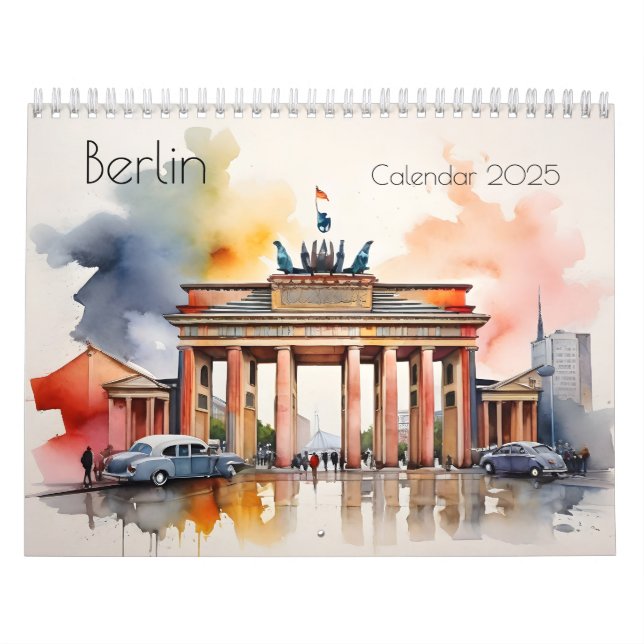 Berliner Aquarellkunst Kalender (Titelbild)