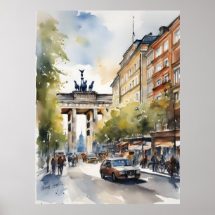 Berliner Aquarellkunst Poster