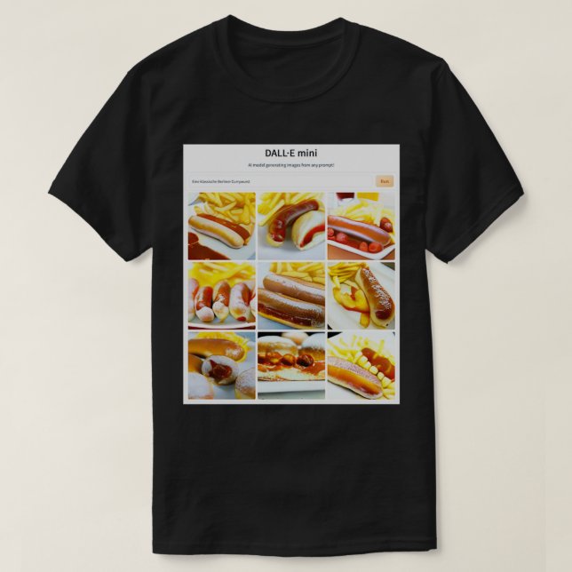 Berliner Currywurst T-Shirt (Design vorne)