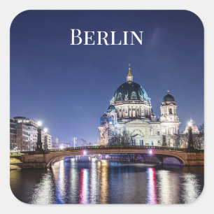 Berliner Dom, Berlin Quadratischer Aufkleber